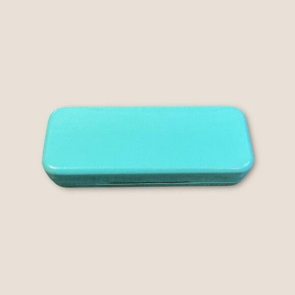 Tiffany & Co. Turquoise Eyeglass Case With Glasses FOR FRAMES ONLY - Picture 7 of 10